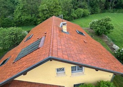 Traitement hydrofuge de toiture en tuiles terre cuite à Annecy (74)